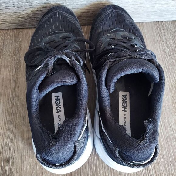 Hoka Black and White Athletic Shoes - Picture 6 of 11